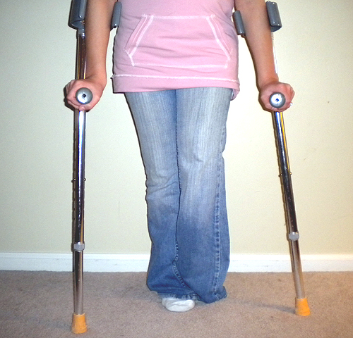 my crutches